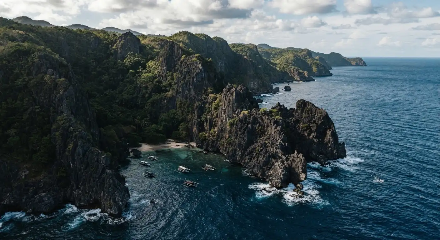 Wild coastline, hidden islands, local communities, fishing and exploring.